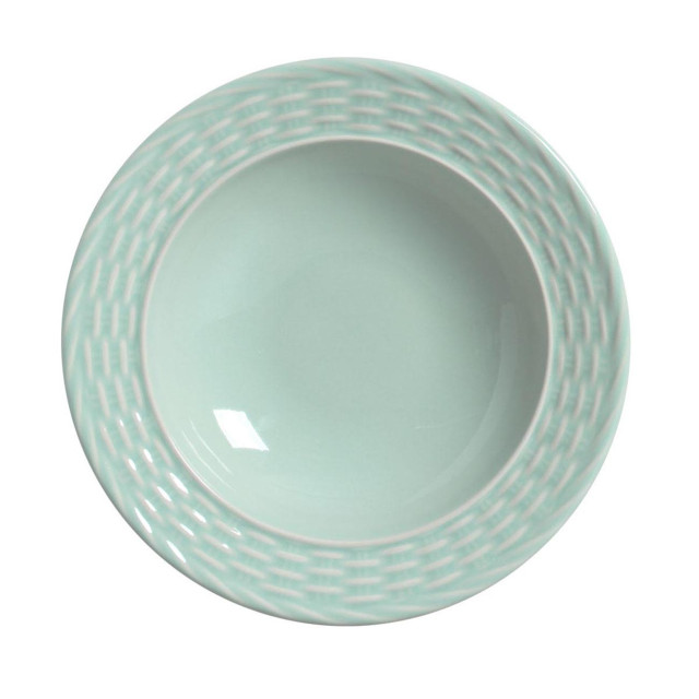 Jogo de Pratos Fundos Bali Verde 6pcs Porto Brasil