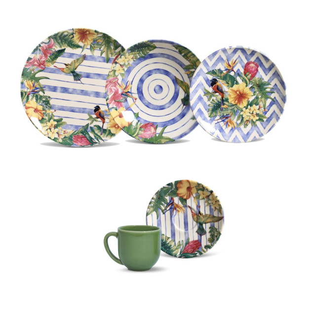 Aparelho de Jantar 30 Peças Summer - Porto Brasil