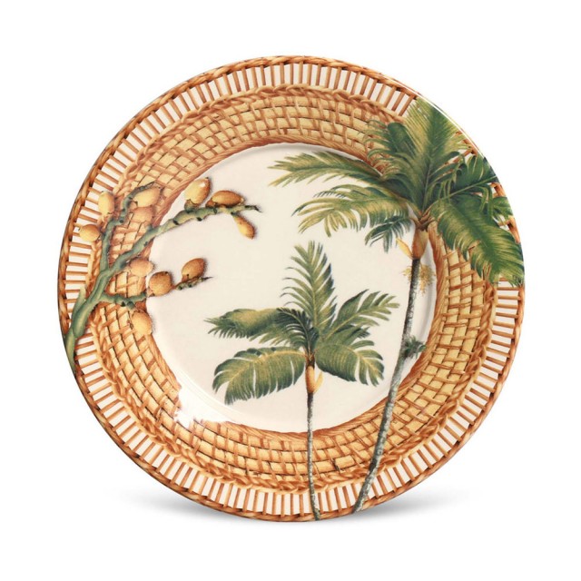 Jogo de Pratos de Sobremesa Mônaco Vime 6 Peças - Porto Brasil