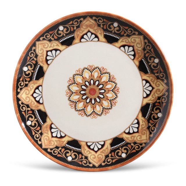 Jogo de Pratos Rasos Coup Damasco 6 Peças - Porto Brasil